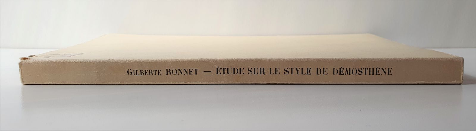 etude sur le style de demosthene