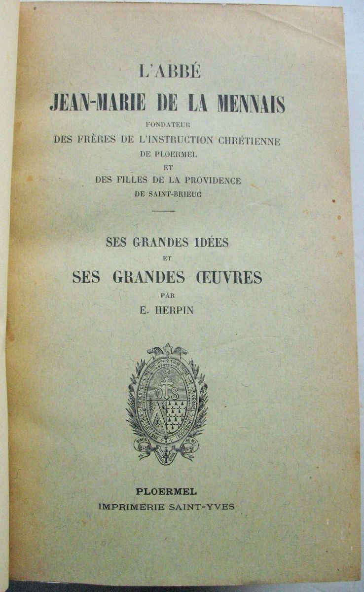L'abb? Jean-Marie de la Mennais