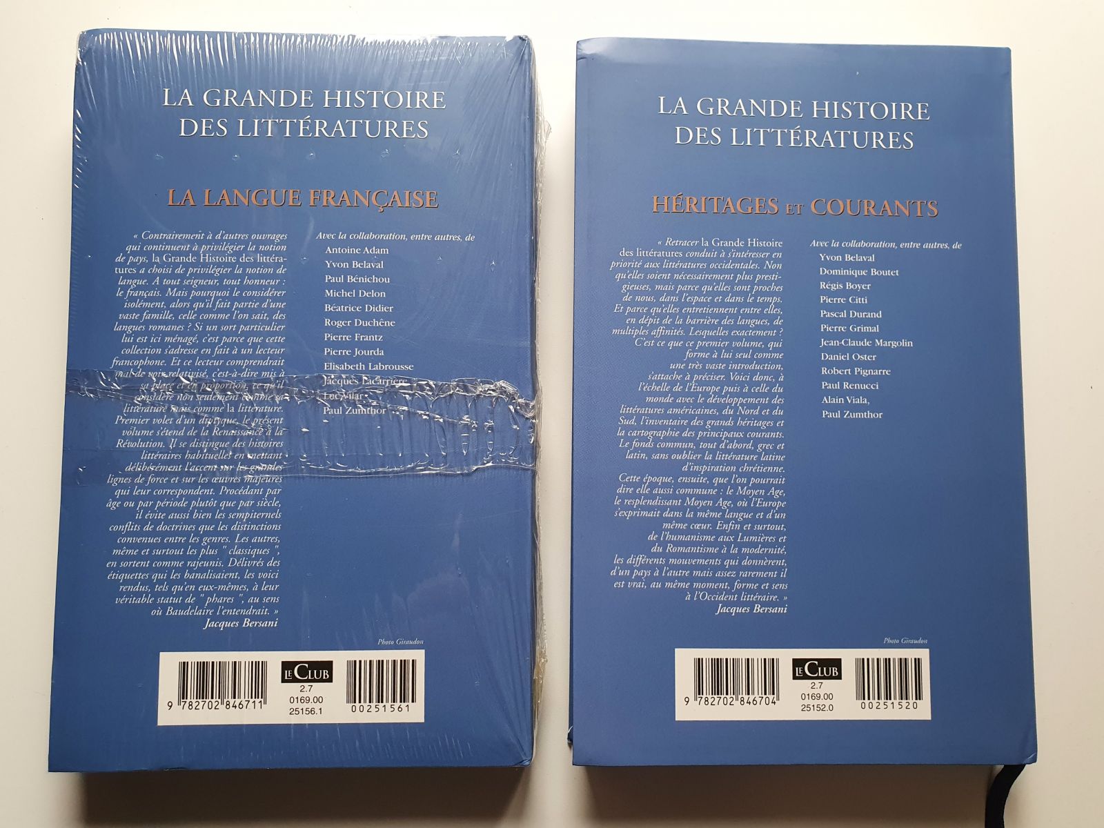 la grande histoire des litteratures